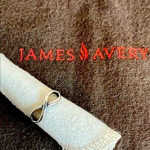 James Avery Silver Infinity Ring